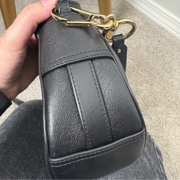 See By Chloé Black Saddle Mara Leather Shoulder Bag - Picture 13 of 16